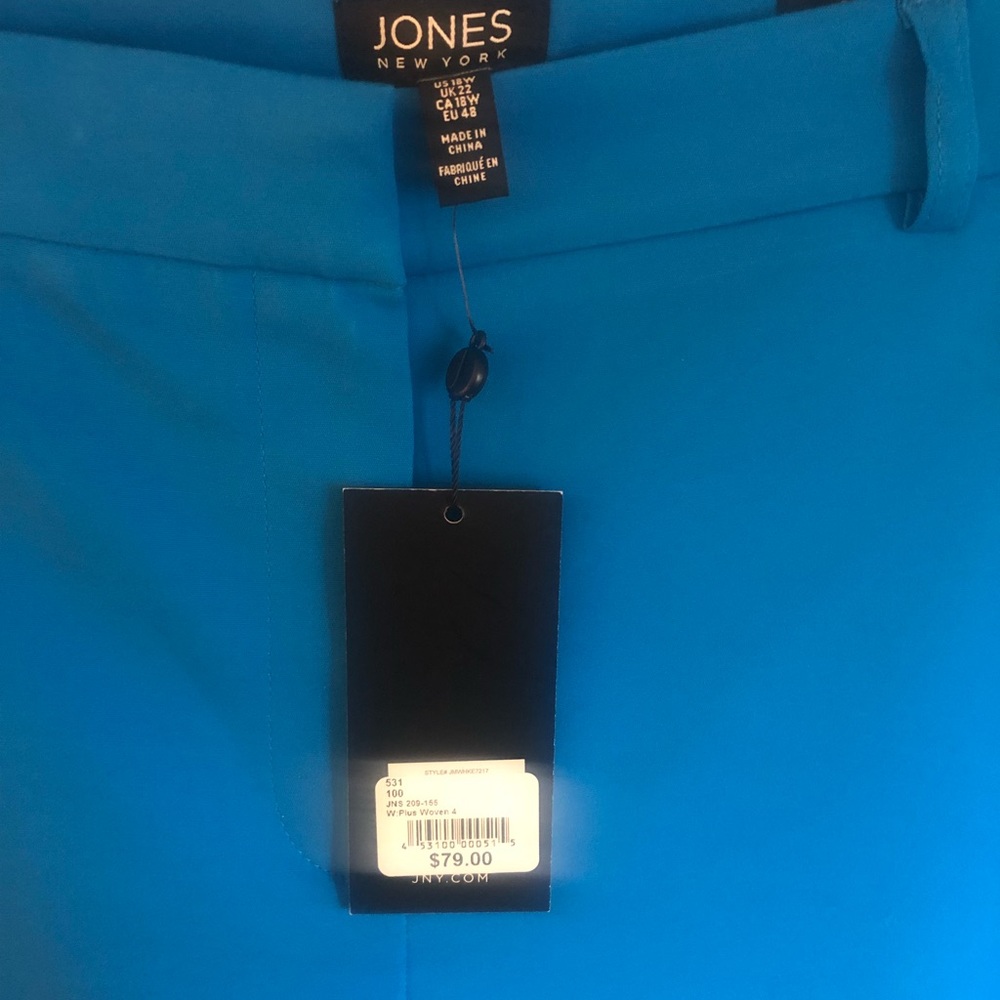 NWT JONES NEW YORK | Grace Ankle Pant 18W - Picture 2 of 5